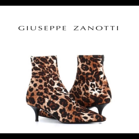 giuseppe zanotti • NEW • leopard kitten heels IT38 - Picture 11 of 14